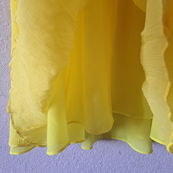 Banana Republic Yellow Silk Dress - Picture 7 of 8